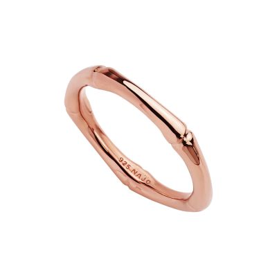 Bamboo Ring Rose Gold