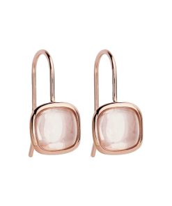 Aura Rose Gold Quartz Earring