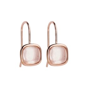 Aura Rose Gold Quartz Earring