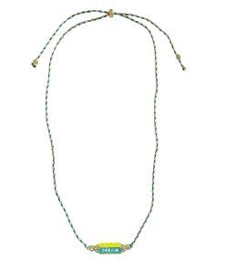 Amour Cord Necklace Blue