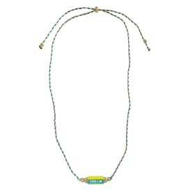 Amour Cord Necklace Blue