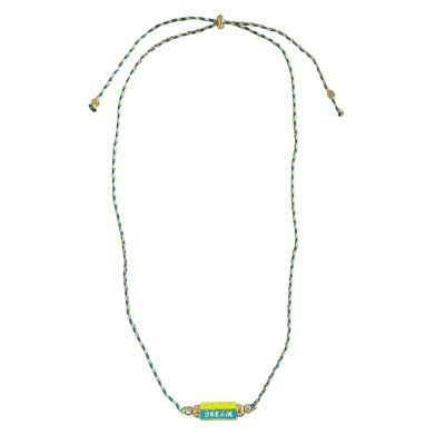 Amour Cord Necklace Blue