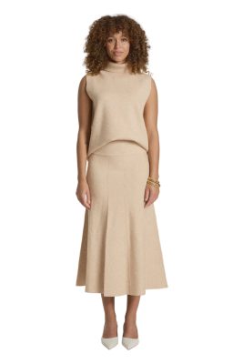 Zala Knit Skirt / Bisque