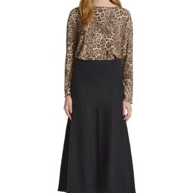Zala Knit Skirt / Black