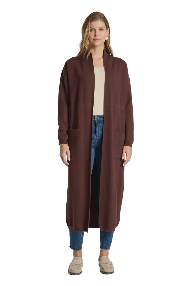 Zala Cardigan / Mahogany