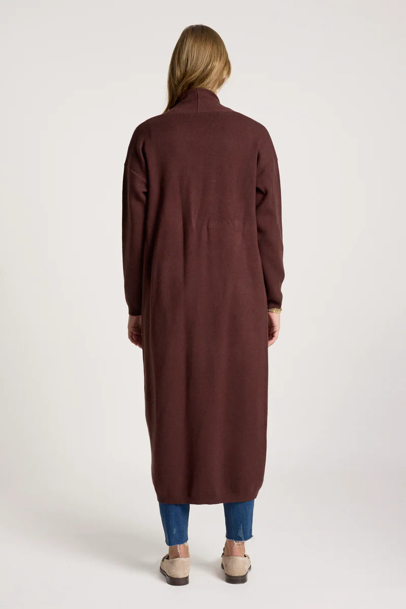 Zala Cardigan / Mahogany - Image 3