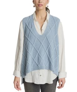 Liora Knit Vest / Lake