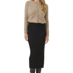 Juno Knit Skirt / Onyx