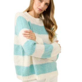 Pallas Stripe Jumper / Ice Blue
