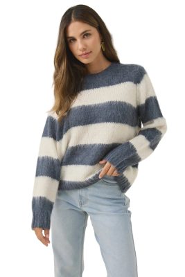 Pallas Stripe Jumper / Navy