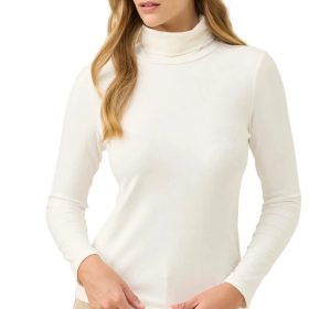 Naria Roll Neck Top / Ivory