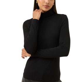 Naria Roll Neck Top / Onyx
