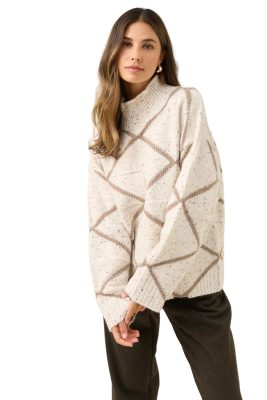 Mckenna Diamond Jumper / Ivory