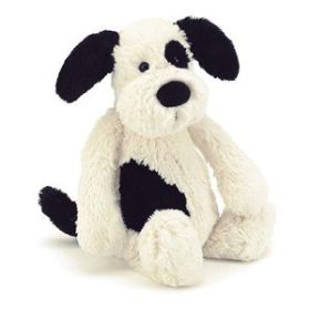 Bashful Black & Cream Puppy Small