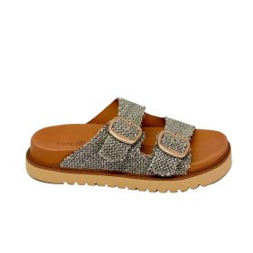 Avery Shoe Khaki Raffia