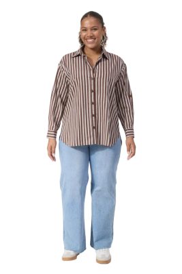 Monterosa Stripe Shirt / Brown