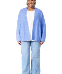 Ottawa Crop Cardigan Blue/ONE SIZE