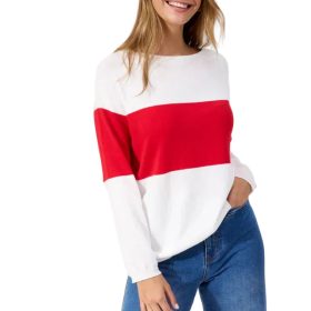 Savoie Stripe Jumper Red