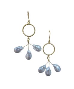 Pearl Droplets Earring