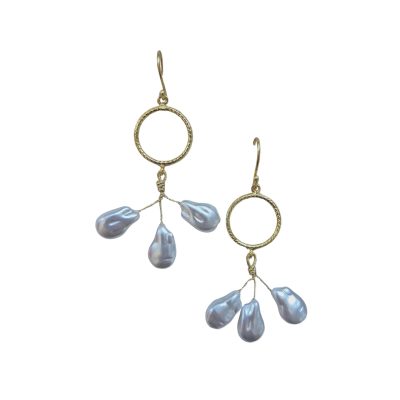 Pearl Droplets Earring