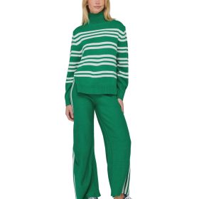 Zena Pant Green Stripe