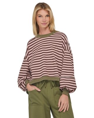 Guru Sweater Dusty Pink Stripe