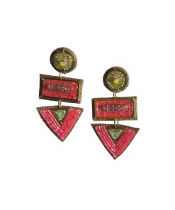 Beaded Arrow Earring