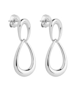 Vivante Silver Drops Grande Earrings