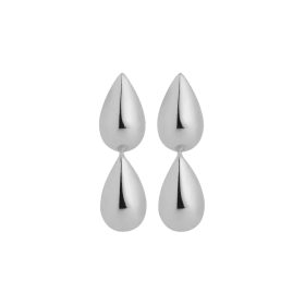 Liora Double Stud Earring Silver