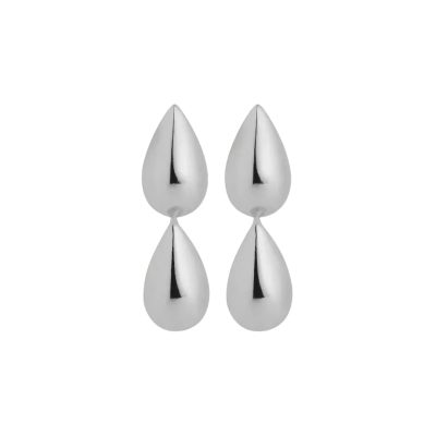 Liora Double Stud Earring Silver