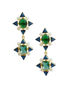 Stellar Gem Earring Green