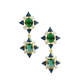 Stellar Gem Earring Green