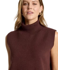 Zala Knit Vest / Mahogany