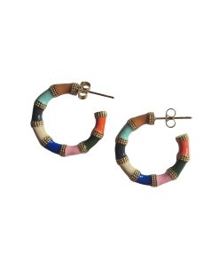 Kara Gold Plated Hoop Earring