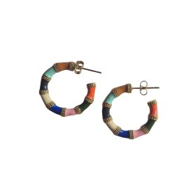 Kara Gold Plated Hoop Earring