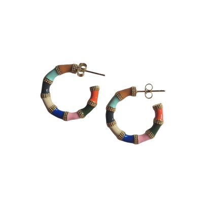 Kara Gold Plated Hoop Earring