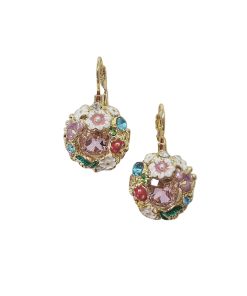 Rose Garden Drop Earring Pink