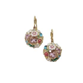 Rose Garden Drop Earring Pink