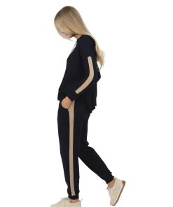 Contrast Merci Pant Charcoal/Latte