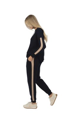 Contrast Merci Pant Charcoal/Latte
