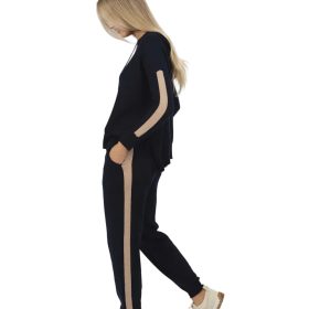 Contrast Merci Pant Charcoal/Latte