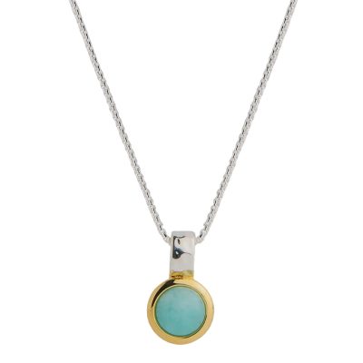 Solace Two-Tone Amazonite Necklace
