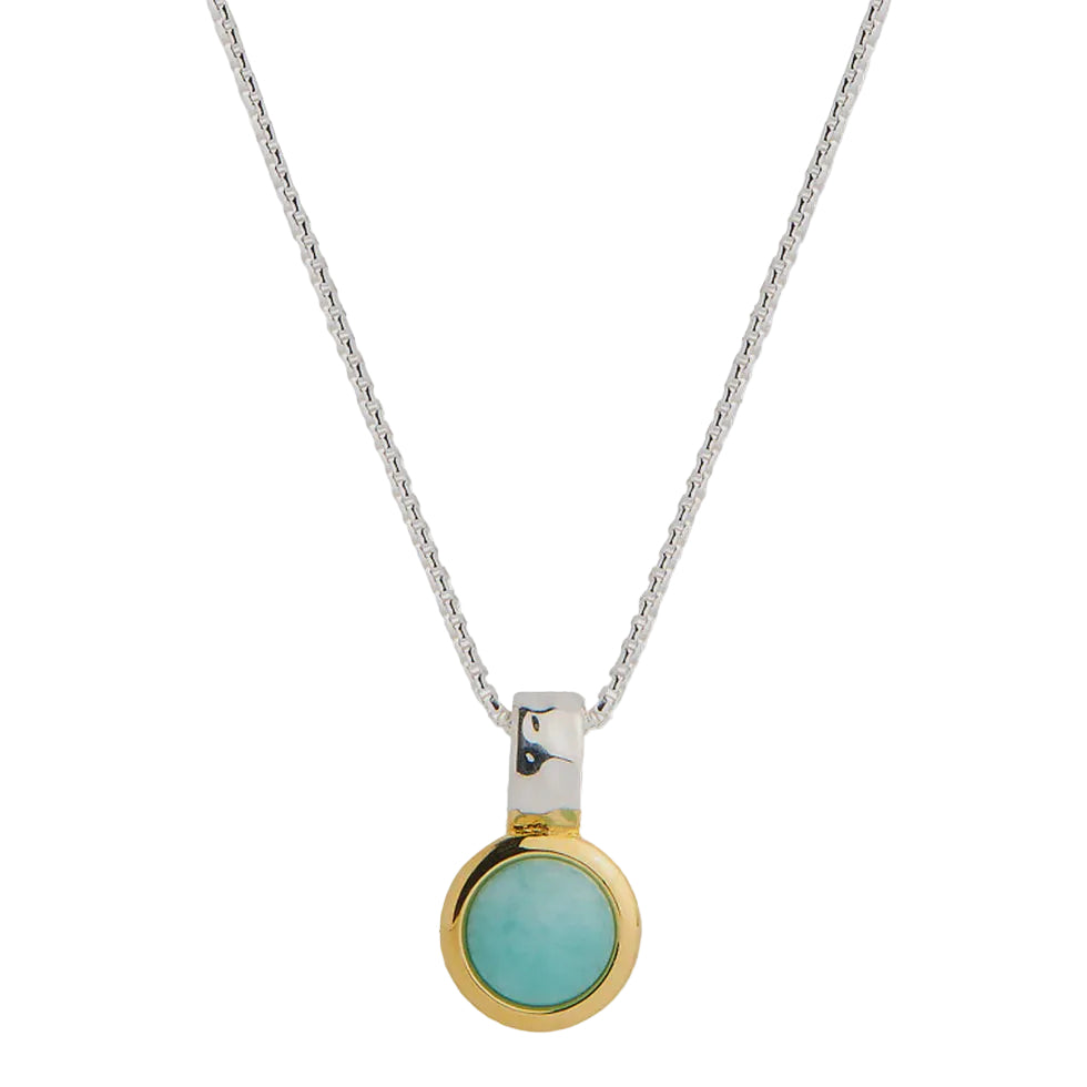 Solace Two-Tone Amazonite Necklace