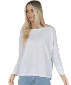 Dippy LS Tee / White