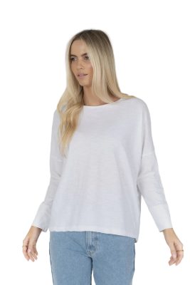 Dippy LS Tee / White