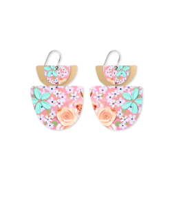 Kelsie Rose Whimsical Blooms Layered Double Bell Drop Earring
