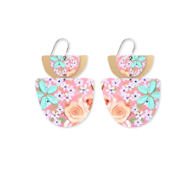 Kelsie Rose Whimsical Blooms Layered Double Bell Drop Earring