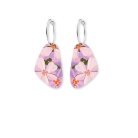 Kelsie Rose Floating Florals Pippi Hoop Earring