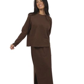Banter Skirt Chocolate