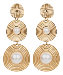 Laax Pearl Earring Swirl